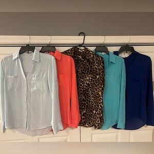 Lot of 5 Express Portofino shirts 🛍️